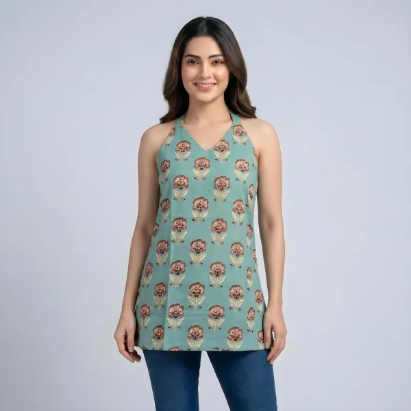 Halter Neck Kurta